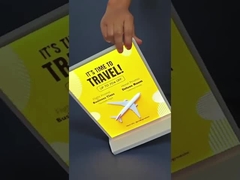 Display di scrivania wireless ricaricabile a doppio lato Light Box pubblicitario