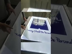 Ultra Slim Light Box per la pubblicità Ristorante negozio vetro temperato Led Light Box