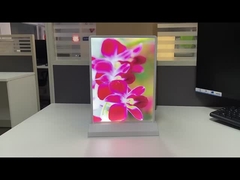 La mini scatola luminosa da desktop è utilizzata principalmente nella parte anteriore del negozio.