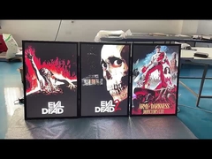 27x40 Blck Aluminun LED Light Box Cinema Film Poster Frame