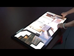 Display a sfondo nero Light Box di alluminio Foto a parete a LED Poster Frame Display