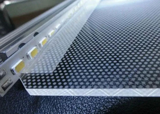 comprare L'acrilico trasparente a misura di 5 mm, a piastra guida, a LED, a pannello di luce Pmma fabbricazione online