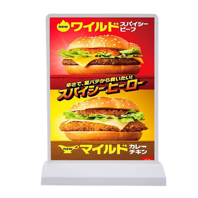 comprare A4 210mm X 297mm Light Box ricaricabile con interruttore a contatto LED Light Box pubblicitario fabbricazione online
