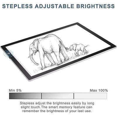 comprare Animazione Ultra Slim Led Tracing Light Pad 210 X 297mm Scatole di luce pubblicitaria fabbricazione online