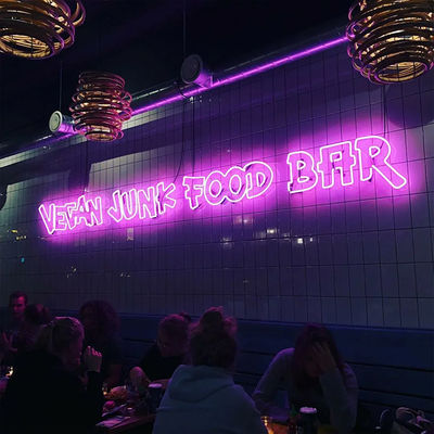 comprare Luci a neon a LED luminose Segnali di neon esterni di design personalizzato Materiale acrilico fabbricazione online