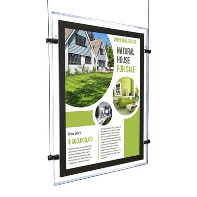 comprare Segno retroilluminato Immobiliare Cartellone appeso Pubblicità A3 A4 Acrilico Fotografia Quadro Fotografico Led Display Light Box fabbricazione online