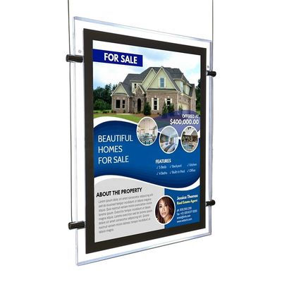 comprare Brand Showcase Acrilico Slim Illuminato Cristalli Led Lightbox fabbricazione online