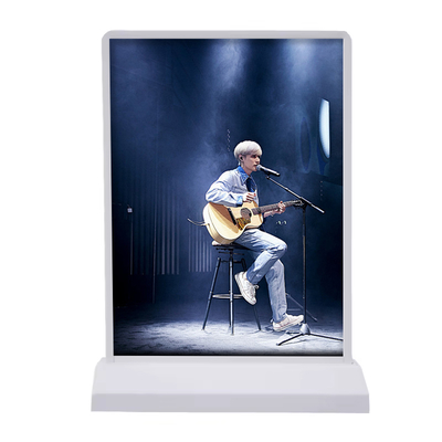 comprare A4 ricaricabile senza fili doppio lato pubblicità Light Box 5V 2A fabbricazione online