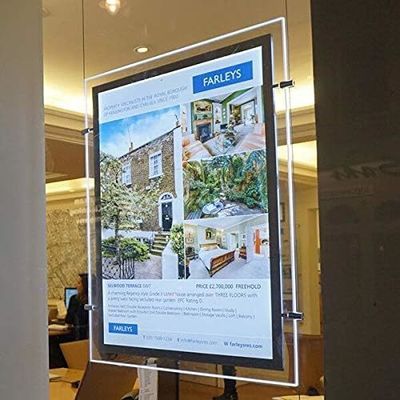 comprare Window Hanging Display Crystal Acrylic Light Box  fabbricazione online