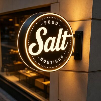 acquistare Logo pubblicitario personalizzato Light Box Sign per negozio, caffetteria e ristorante fabbricazione online