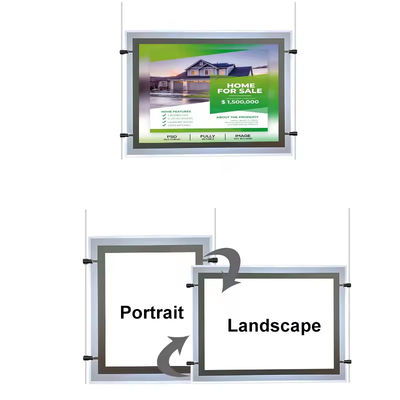 80000 ore Luce a Led Box Frame Espositori Display retroilluminato Light Box RoSH