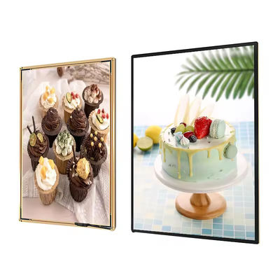 Ultra Slim Light Box per la pubblicità Ristorante negozio vetro temperato Led Light Box